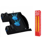 Λαμπάδα Πολυλειτουργική Βάση Ψύξης για PS5 με σταθμό φόρτισης για χειριστήρια, θήκη για ακουστικά και αποθήκευση δίσκου παιχνιδιού iPega PG-P5023