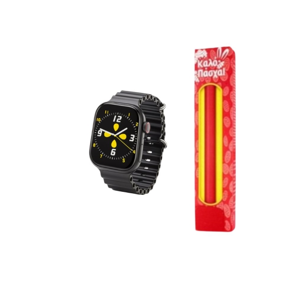 Λαμπάδα Smartwatch KLGO SW-4 με Παλμογράφο, Bluetooth Κλήσεις & Fitness Tracking