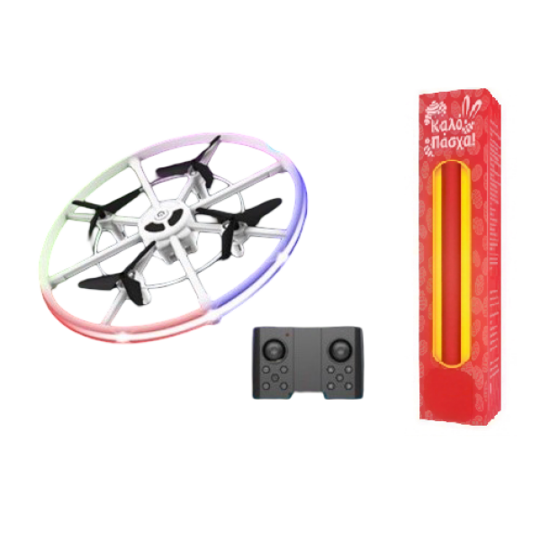 Λαμπάδα Τηλεκατευθυνόμενο Drone UFO Με RGB Φώτα Και Ακροβατικές Περιστροφές G5