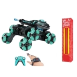 Λαμπάδα Τηλεκατευθυνόμενο Τανκ 6x6 με Water Bomb – Stunt Chariot με Gesture & Remote Control, Drift, Ήχο & Φως