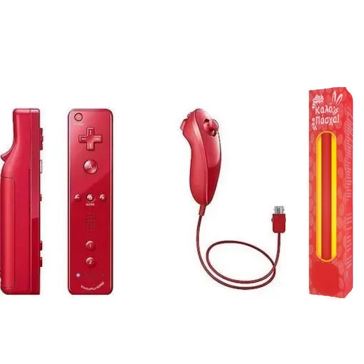 Λαμπάδα Wii Remote Motion Plus Controller Και Nunchuk Για Nintendo Wii