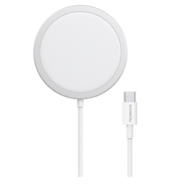 Μαγνητικός Ασύρματος Φορτιστής 15W Type-C MagSafe Technovo TN-C042