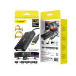 Μετατροπέας DisplayPort Σε HDMI DVI VGA Με Έξοδο Ήχου 4 Σε 1 Andowl Q-DP500 - Image 4