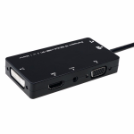 Μετατροπέας DisplayPort Σε HDMI DVI VGA Με Έξοδο Ήχου 4 Σε 1 Andowl Q-DP500 - Image 3