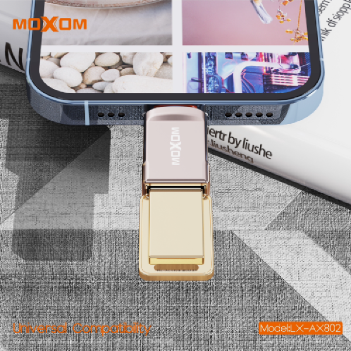 Μετατροπέας Lightning Σε USB OTG Moxom LX-AX802 - Image 3