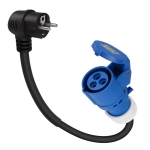 Μετατροπέας Πρίζας Βύσμα Schuko 16A σε Πρίζα CEE 32A 50cm