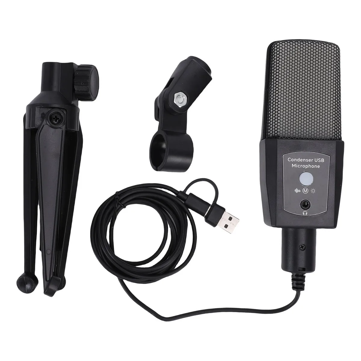 Μικρόφωνο Υπολογιστή USB Με Τρίποδο Για Gaming Και Streaming Andowl Q-MIC23 - Image 10