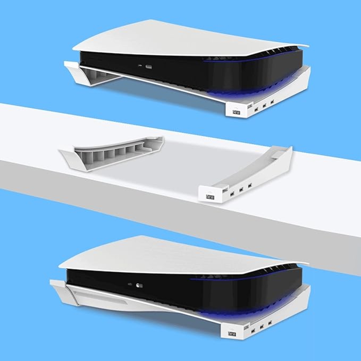 Οριζόντια Βάση Στήριξης Με 4 Θύρες USB Για PS5 iPega PG-P5032 - Image 2