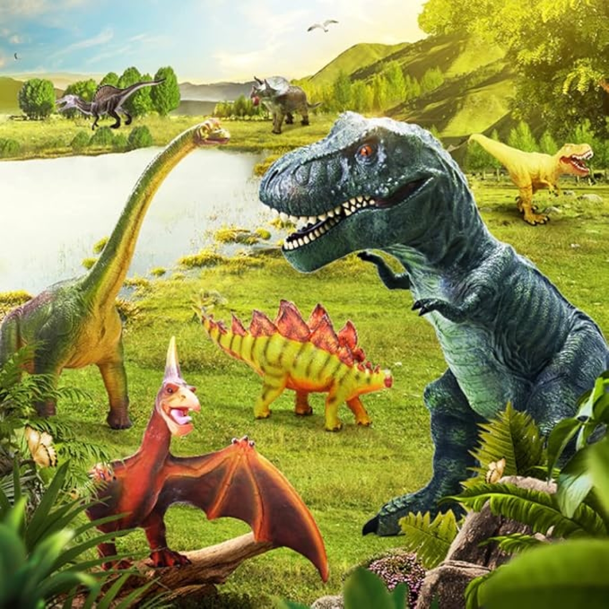 Παιχνίδι Δεινόσαυρος Πτεροδάκτυλος Με Ήχο ZS111 - Image 6