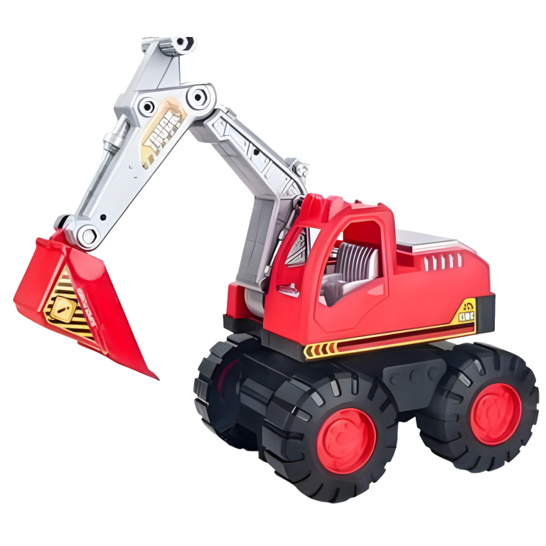 Παιχνίδι Εκσκαφέας Με Κινούμενο Βραχίονα Και Τροχούς 351A