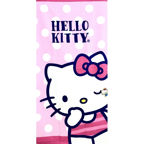 Παιδική Πετσέτα Θαλάσσης Hello Kitty 70x140cm