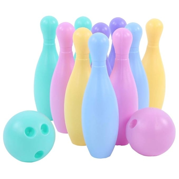 Παιδικό σετ Bowling Με 10 Κορίνες Και 2 Μπάλες FY600636