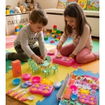 Παιδικό Σετ Κουζίνας Kitchen Με Αξεσουάρ Μαγειρικής 7233B - Image 2