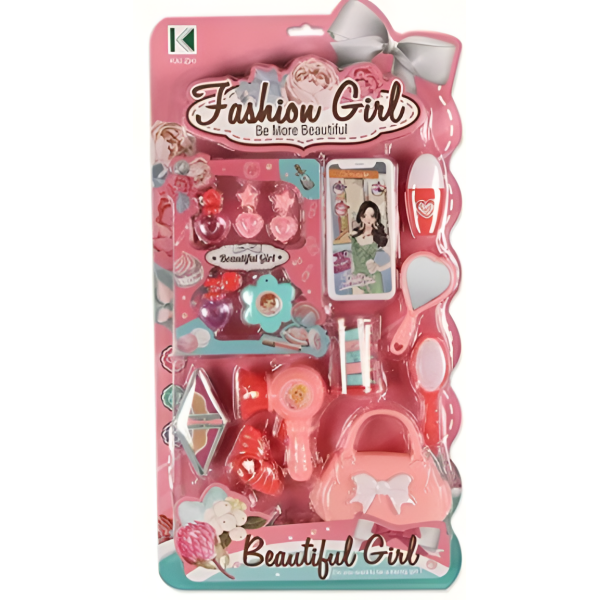 Παιδικό Σετ Ομορφιάς Fashion Girl Με Αξεσουάρ KZ-2736A