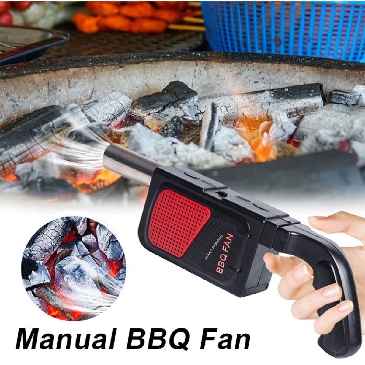 Πιστόλι Αέρα με Μπαταρία για BBQ - Image 2