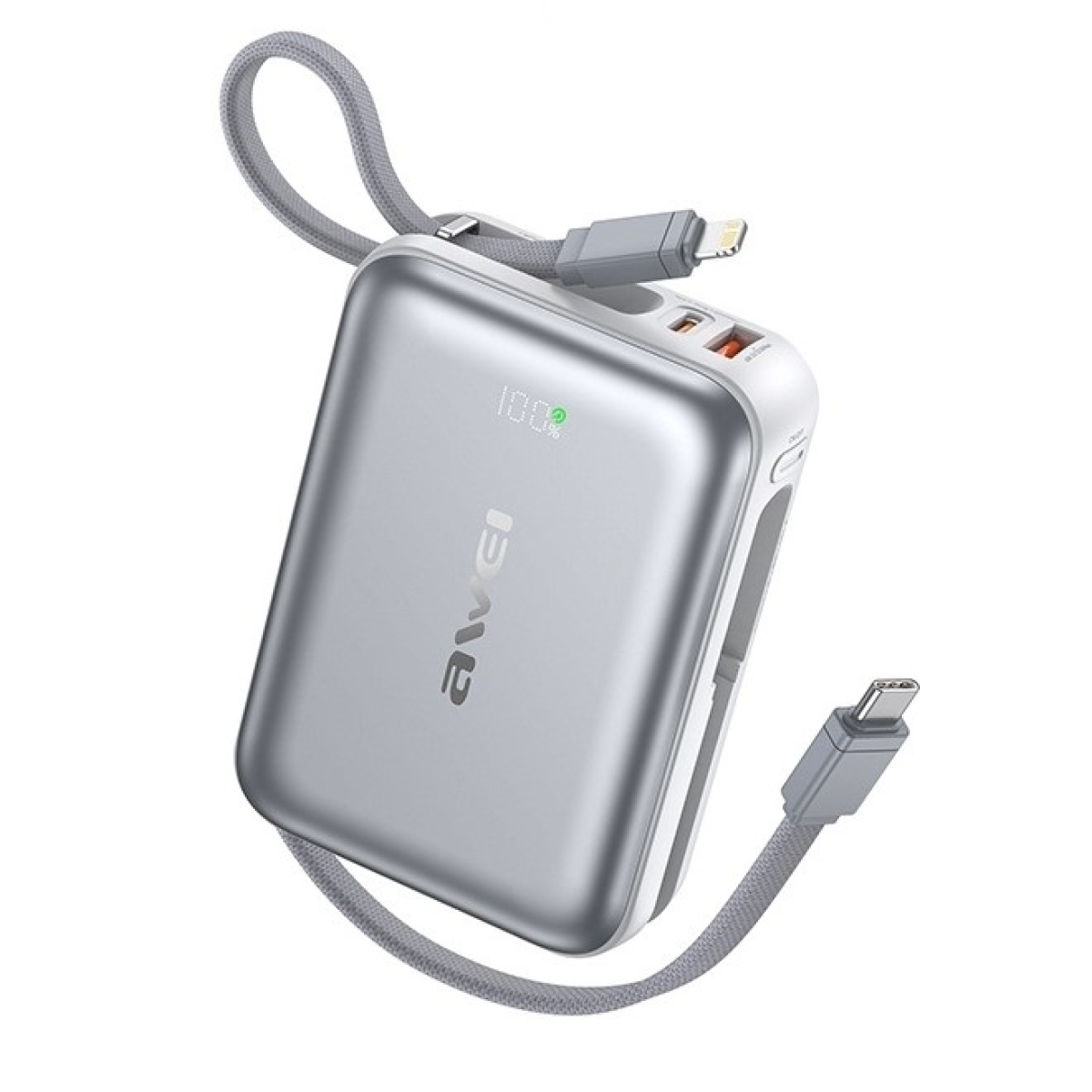 Power Bank 10000mAh 45W Με Ταχεία Φόρτιση Awei C04 - Image 4