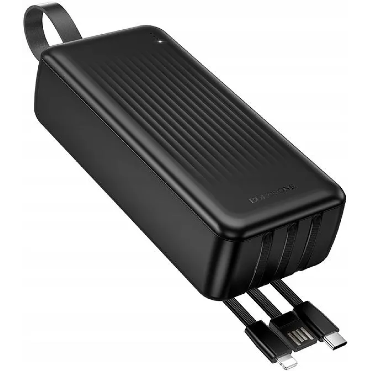 Power Bank 30000mAh Με Ενσωματωμένα Καλώδια Type-C, Lightning & USB Borofone BJ79B - Image 2