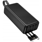 Power Bank 30000mAh Με Ενσωματωμένα Καλώδια Type-C, Lightning & USB Borofone BJ79B - Image 2