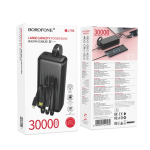 Power Bank 30000mAh Με Ενσωματωμένα Καλώδια Type-C, Lightning & USB Borofone BJ79B - Image 7