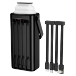 Power Bank 30000mAh PD 20W QC 22.5W Με Ενσωματωμένα Καλώδια Borofone BJ65 High - Image 5