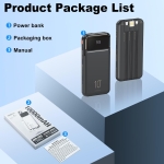 Powerbank 10000mAh Με Ενσωματωμένα Καλώδια Και LED Οθόνη Remax RPP-683 - Image 8