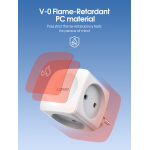Προσαρμογέας Πρίζας 4 Θέσεων EU Ldnio Z11 - Image 3