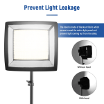 Πτυσσόμενο Softbox Φωτισμού Με Grid Για LED Panel Neewer NL660 31x29cm - Image 4