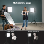 Πτυσσόμενο Softbox Φωτισμού Με Grid Για LED Panel Neewer NL660 31x29cm - Image 7