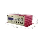 Ραδιοενισχυτής Bluetooth WG-308BT 2 Καναλιών με MP3, USB & Τηλεχειριστήριο