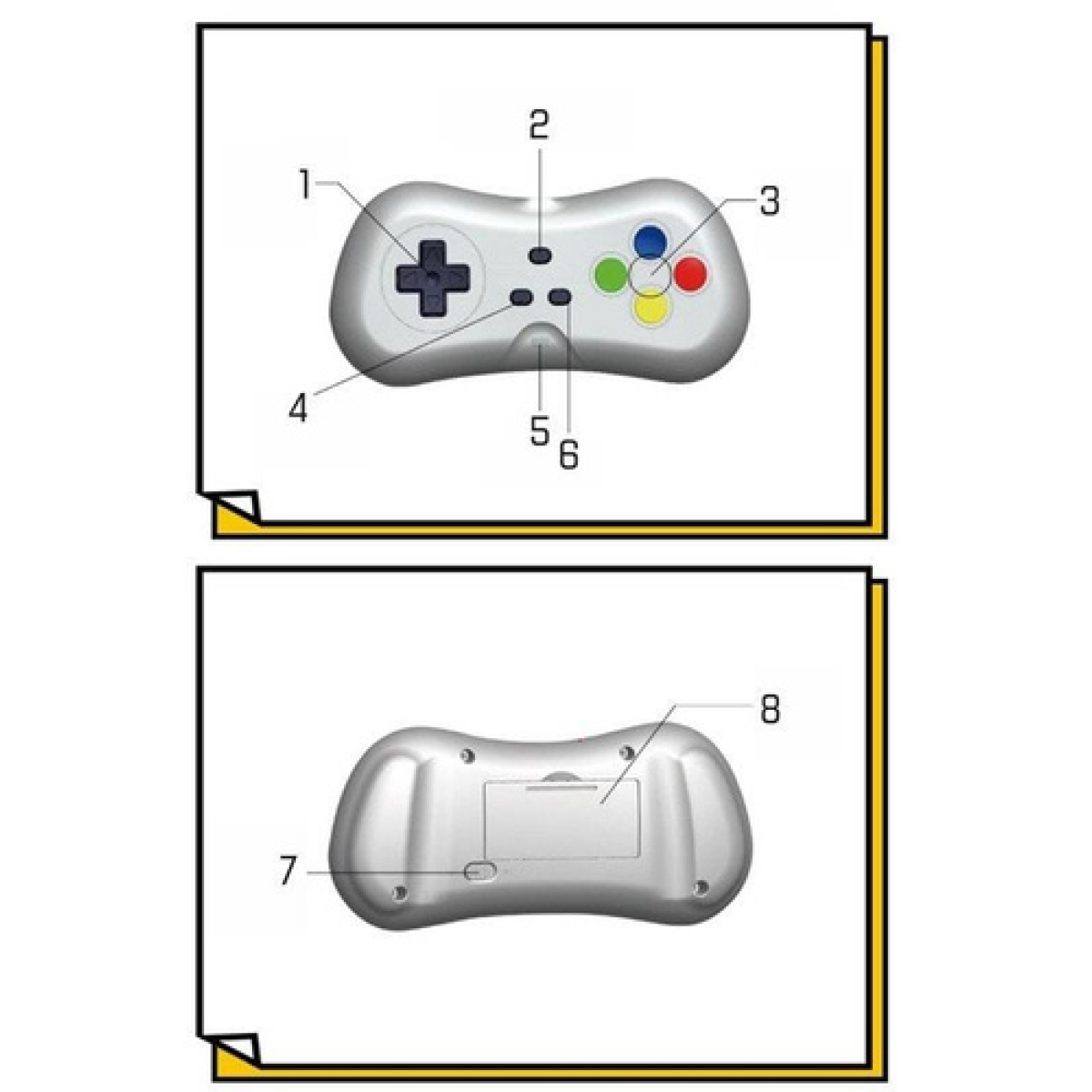 Λαμπάδα Ρετρό Κονσόλα Dongle Game Box Με 200 Παιχνίδια Και 2 Ασύρματα Χειριστήρια Andowl Q-A44 - Image 2
