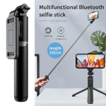 Selfie Stick Με Τρίποδο & Bluetooth Τηλεχειριστήριο Πτυσσόμενο 90cm Q01 - Image 8