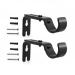 Σετ Βάσεις Κουρτινόξυλου Μονές Φ16–20mm 2 Τεμ.