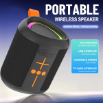 SingE Φορητό Ασύρματο Ηχείο Bluetooth 5.3 Με RGB Φωτισμό ZQS-P12 - Image 3