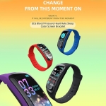 Λαμπάδα Smart Bracelet Fitness Με Οθόνη Αφής Και Παρακολούθηση Υγείας X1 - Image 3