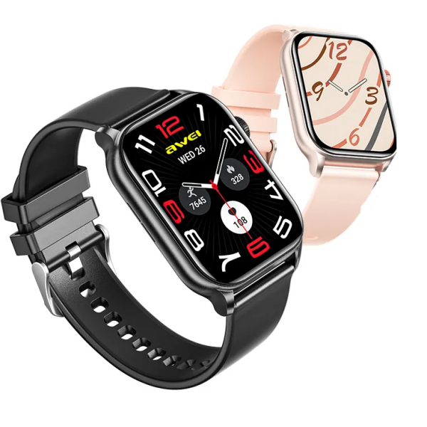 Smartwatch AMOLED 1.95" Με Κλήσεις Bluetooth & Παρακολούθηση Υγείας Awei H60