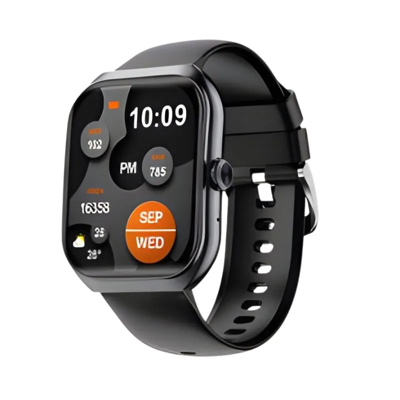 Smartwatch Amoled 1.95" Με Κλήσεις Bluetooth &Amp; Παρακολούθηση Υγείας Awei H60 - Μαυρο