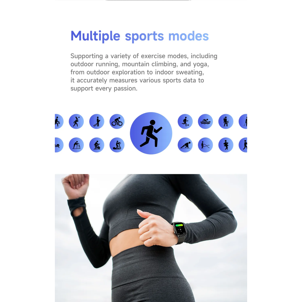 Smartwatch AMOLED 1.95" Με Κλήσεις Bluetooth & Παρακολούθηση Υγείας Awei H60 - Image 4