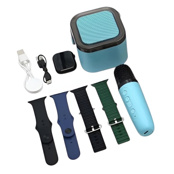 Smartwatch Σετ 7 Σε 1 Με Ηχείο Και Μικρόφωνο Karaoke ZT-40
