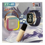 Smartwatch Σετ 7 Σε 1 Με Ηχείο Και Μικρόφωνο Karaoke ZT-40 - Image 4