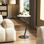 Στρογγυλό Βοηθητικό Τραπεζάκι 40x60cm Για Σαλόνι Και Υπνοδωμάτιο - Image 3