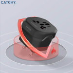Ταξιδιωτικός Αντάπτορας Πρίζας 2500W Universal EU/US/UK/AU Μαύρος Ldnio Z7 - Image 6