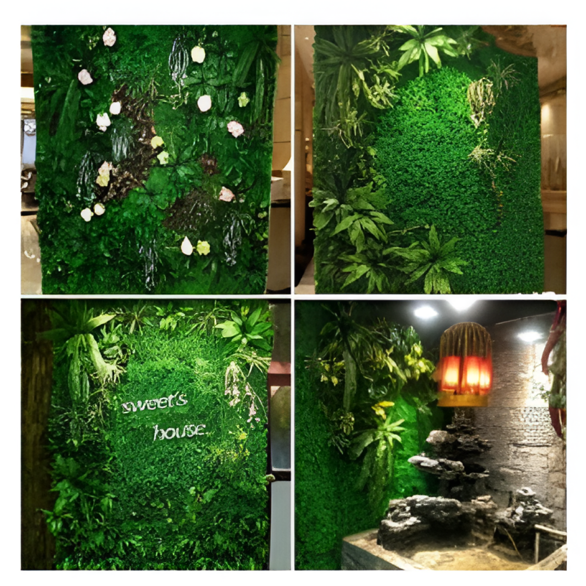 Τεχνητό Διακοσμητικό Πάνελ Moss Φυλλωσιάς 50x50cm 82293