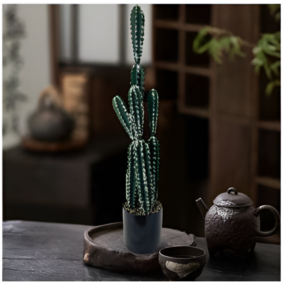 Τεχνητός Διακοσμητικός Kάκτος Σε Γλάστρα 90cm 81046