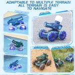 Τηλεκατευθυνόμενο Αυτοκίνητο 2 Σε 1 Με Βολή Νερού Και LED 1840-3 - Image 5