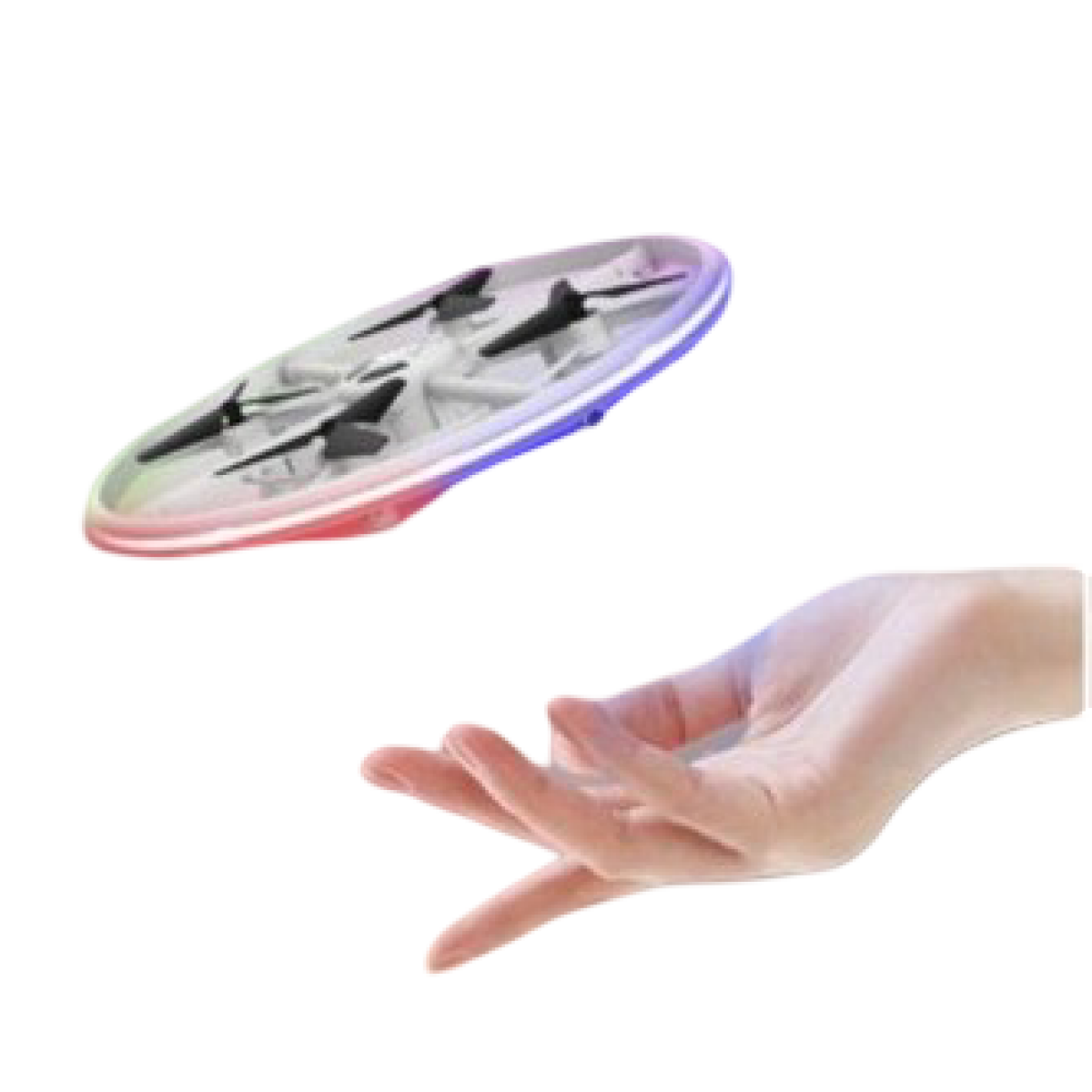 Τηλεκατευθυνόμενο Drone UFO Με RGB Φώτα Και Ακροβατικές Περιστροφές G5 - Image 4