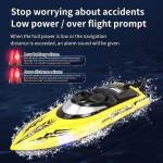 Τηλεκατευθυνόμενο Ταχύπλοο RC 2.4GHz Με Φώτα LED 25 Km/h 30cm Hj811 - Image 6