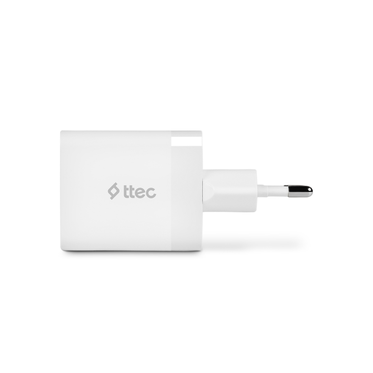 ttec SmartCharger™ PD Duo 45W USB-C+USB-A Ταχυφορτιστής Ταξιδιού,Άσπρο - Image 4