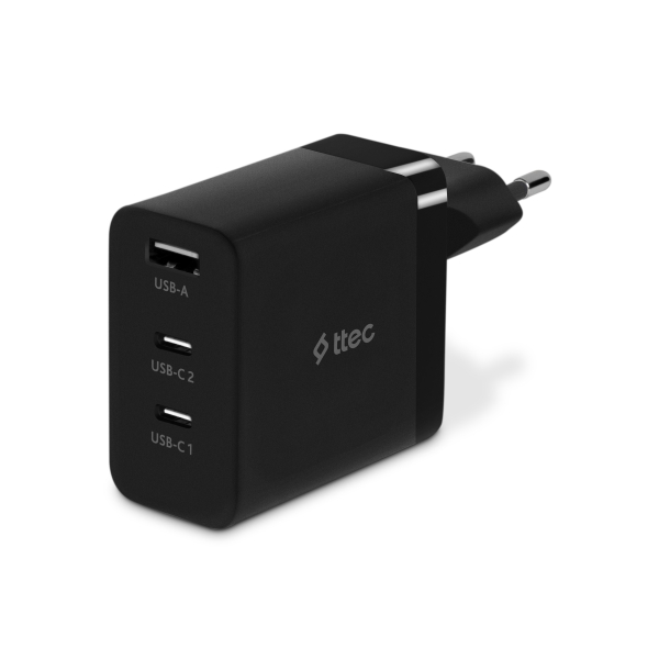 Trio Ταχυφορτιστής  GAN 65W PD