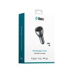 ttec SmartCharger Trio PD 130W Φορτιστής Αυτοκινήτου 2 USB-C + USB-A Μαύρο - Image 5