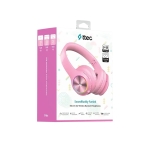 SoundBuddy Funled Παιδικά Ασύρματα Bluetooth On-Ear Ακουστικά​ Ροζ - Image 7